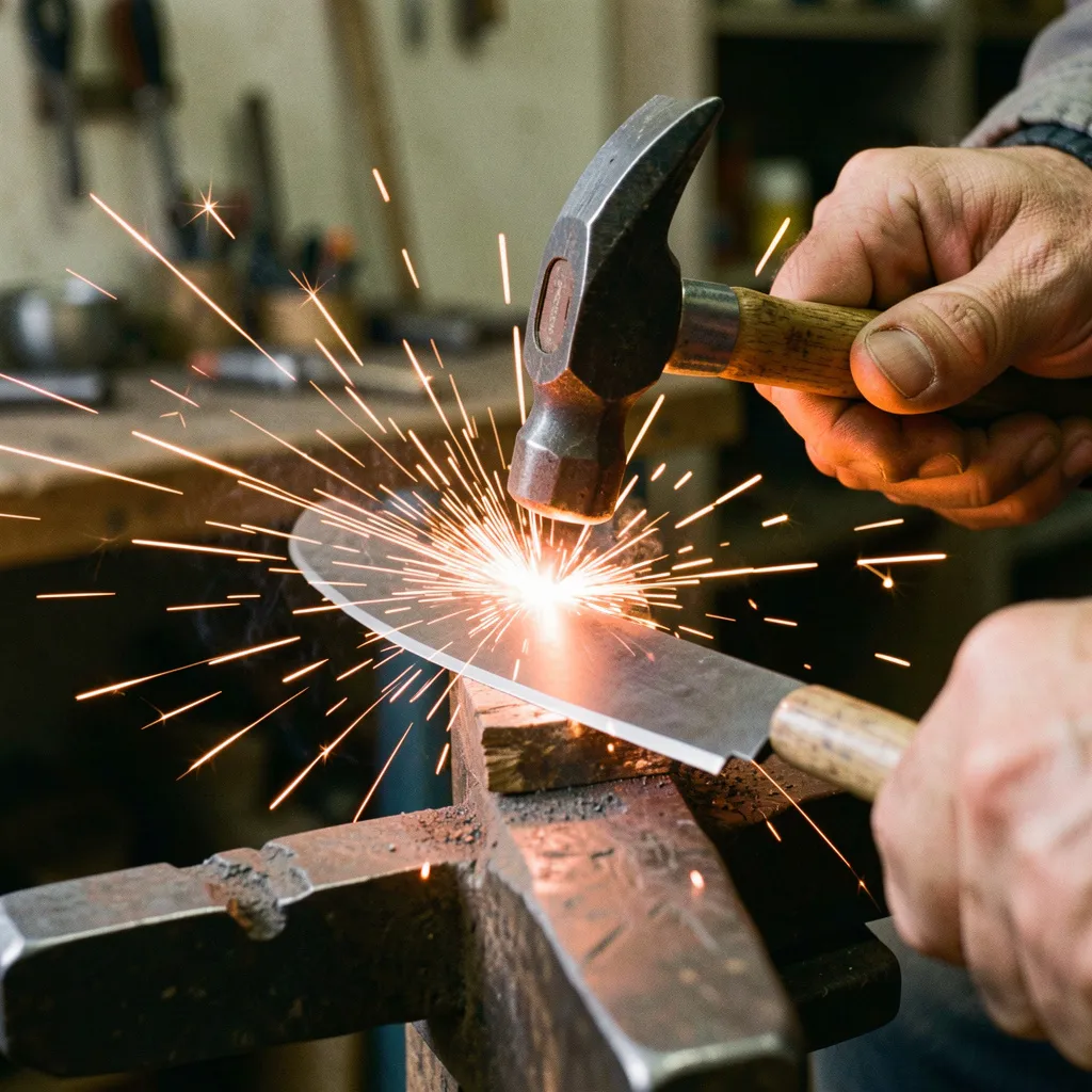 Smidesprocess i smedjan